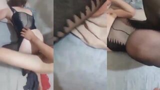 ديوث عربي جايب فحل ينيك زوجته في حفلة عيد زواجهم